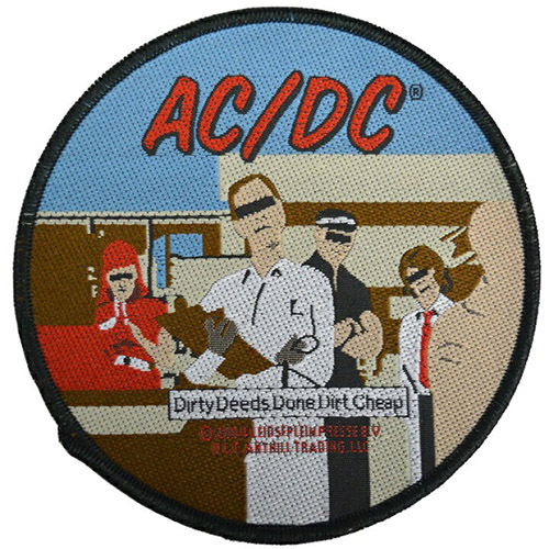 AC/DC 官方原版 Dirty Deeds (Woven Patch)
